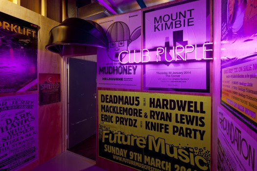 club purple dj night